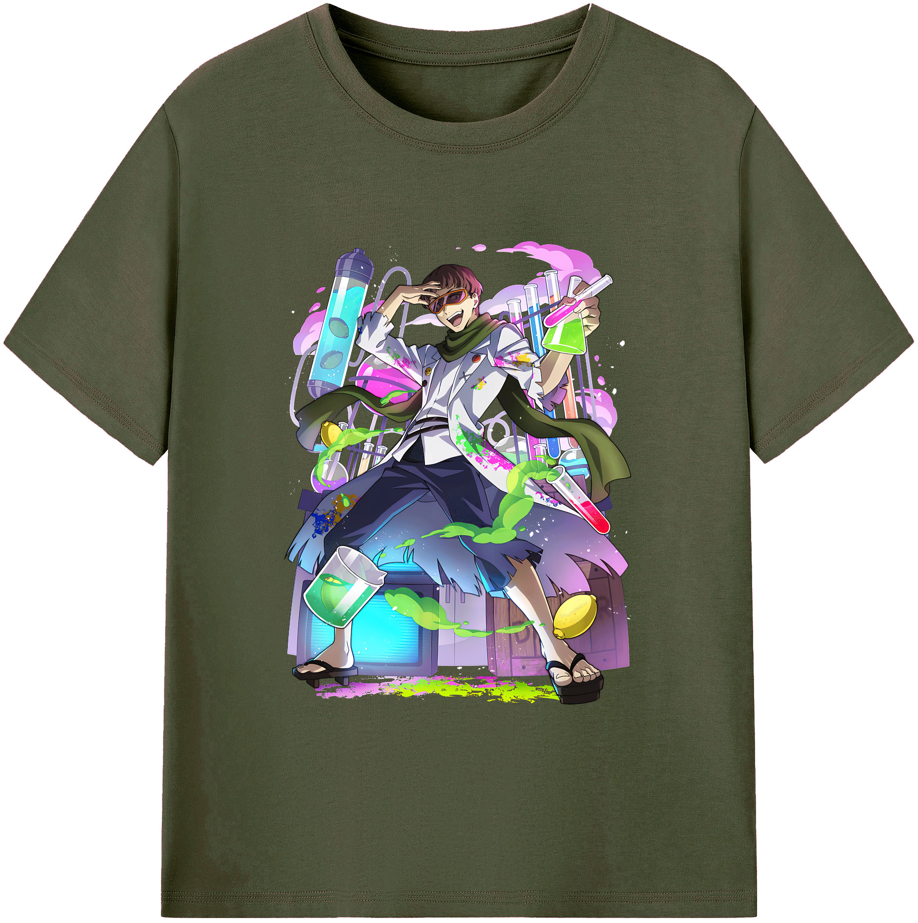 （画像用） 文豪ストレイドッグス Bungo Stray Dogs 綿100％ メンズ半袖Tシャツ｜肌触りやわらか＆通気性